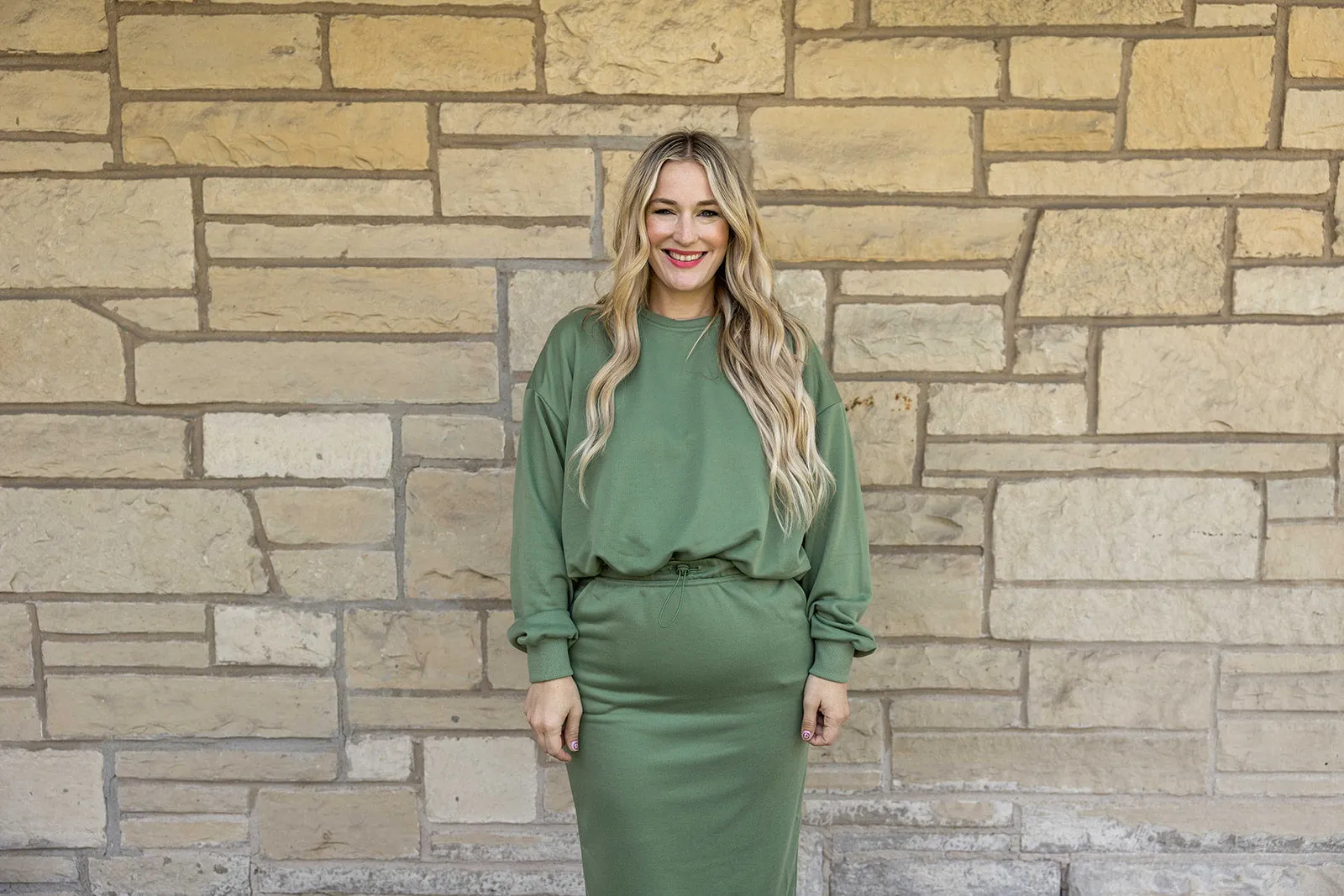 skylar top in pistachio
