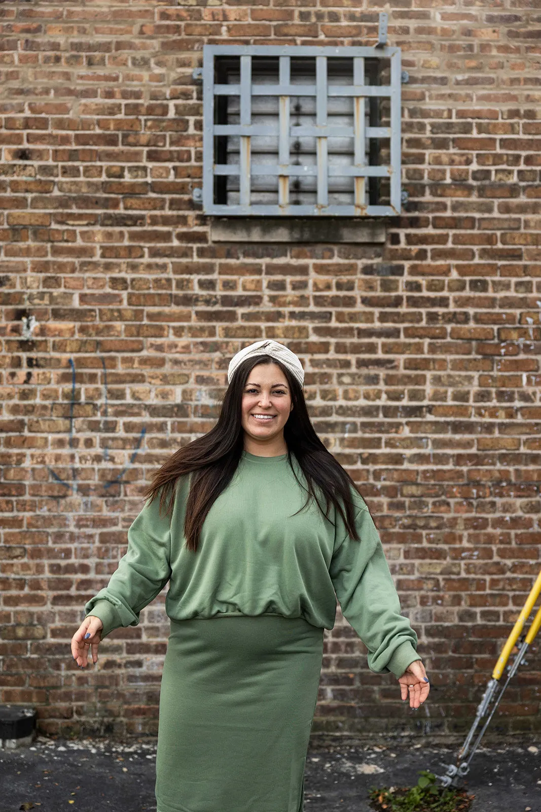 skylar top in pistachio