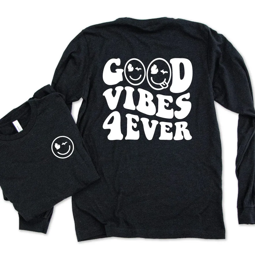 Smile long sleeve tee