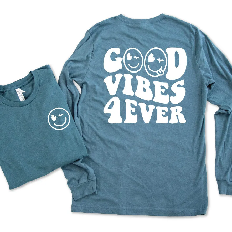 Smile long sleeve tee