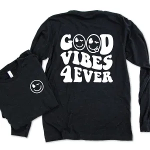 Smile long sleeve tee