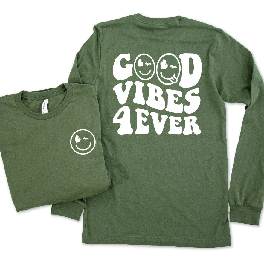 Smile long sleeve tee