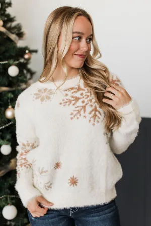 Snowed In With You Knit Sweater- Oatmeal