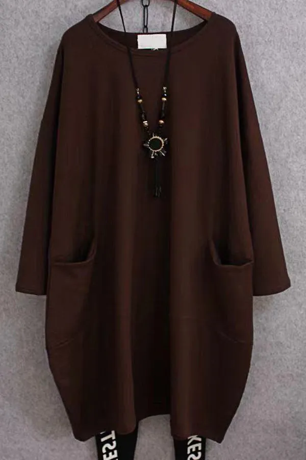 Solid Color Long Sleeve Shirt