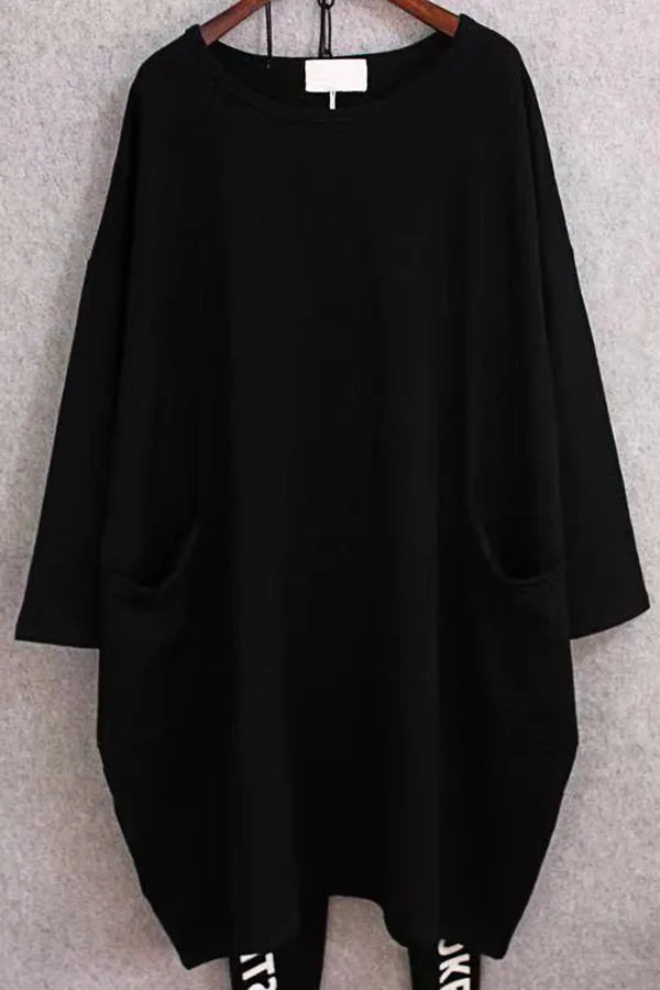 Solid Color Long Sleeve Shirt