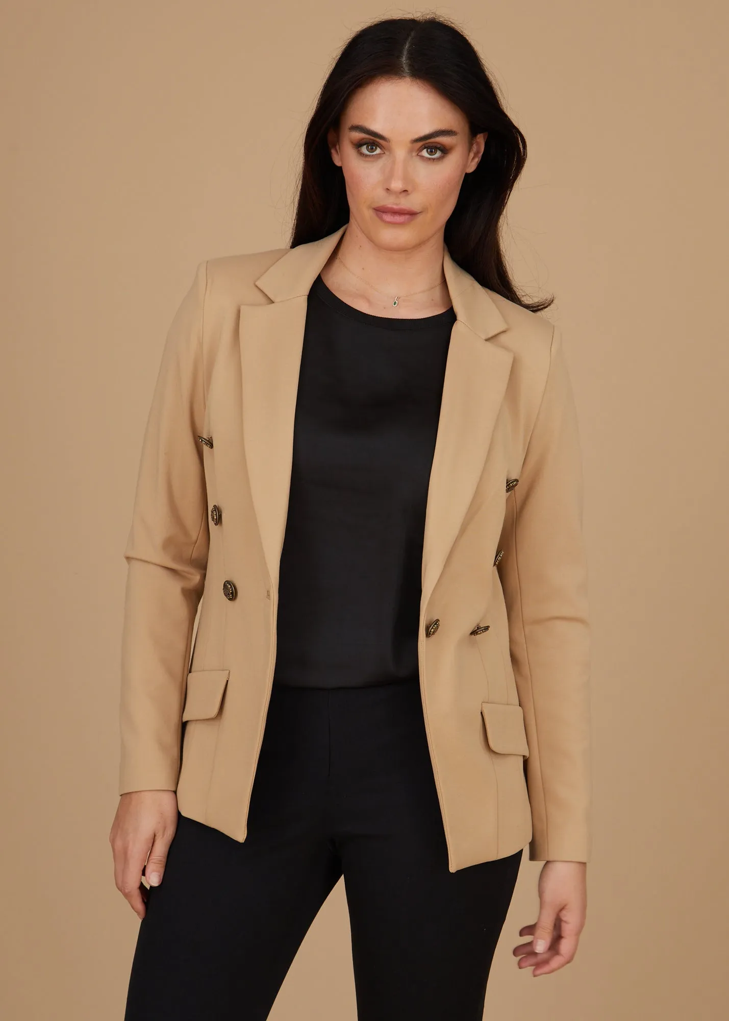 Steely 1 Button DB Jacket - Bur Plaid: FINAL SALE