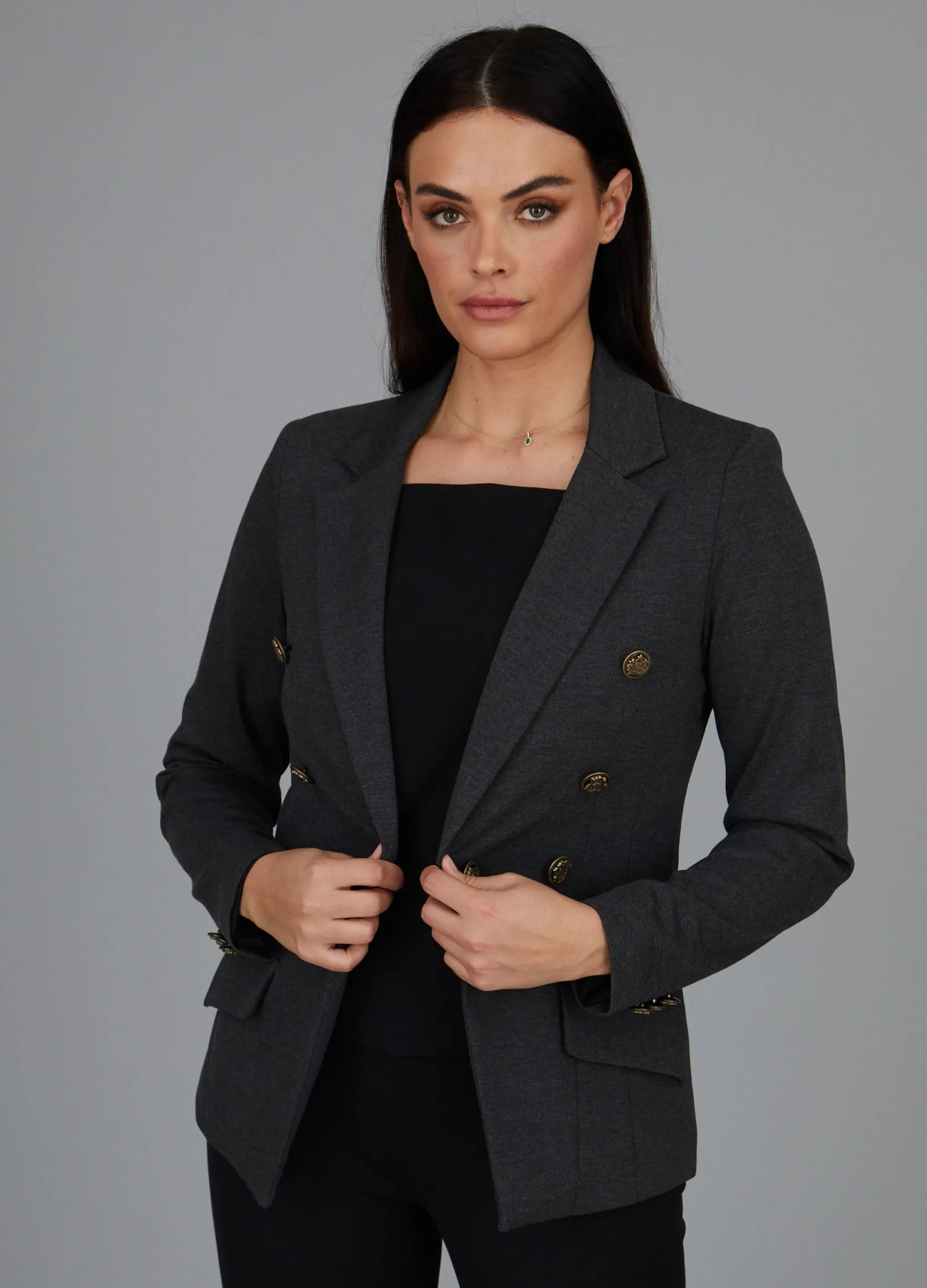 Steely 1 Button DB Jacket - Bur Plaid: FINAL SALE