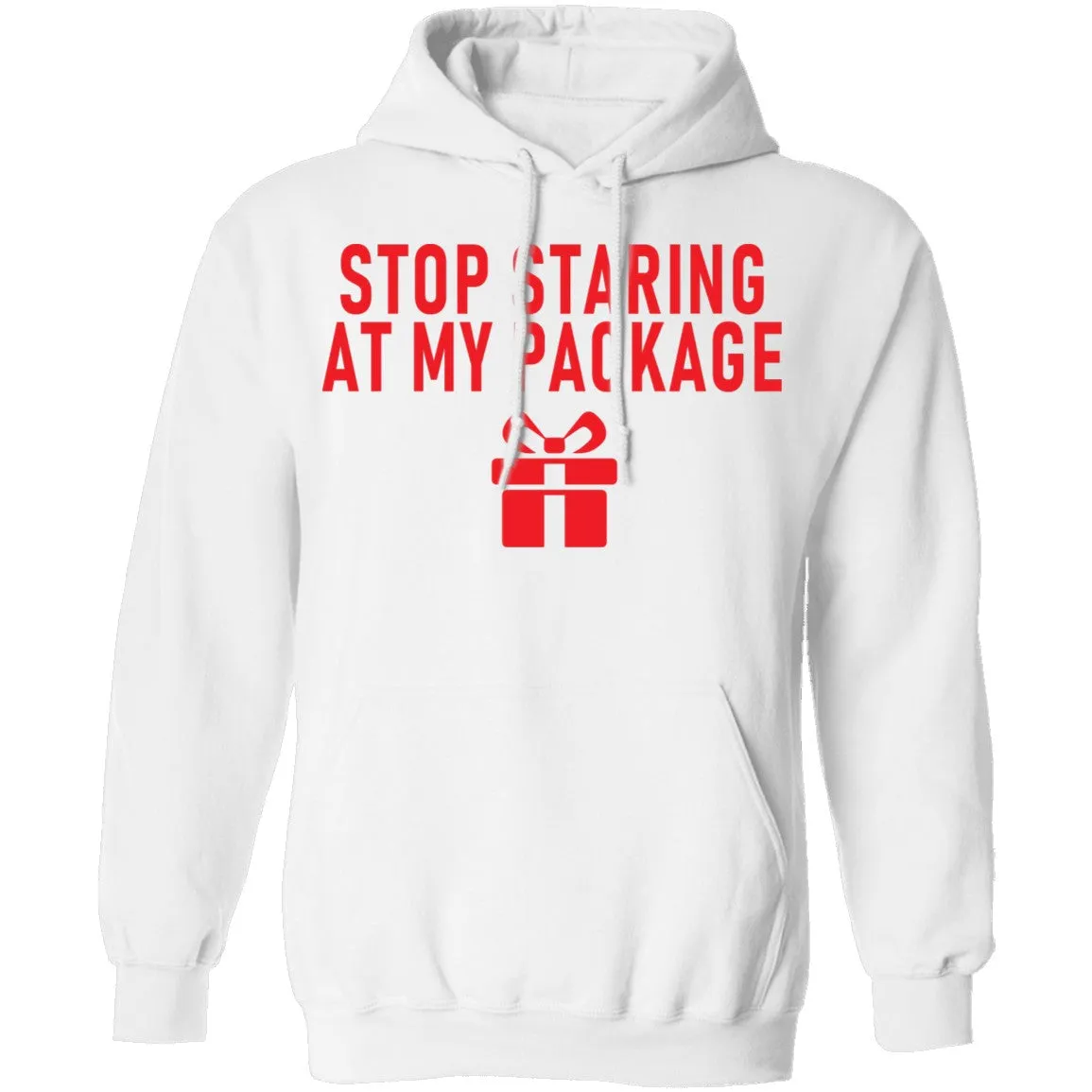 Stop Staring At My Package T-Shirt