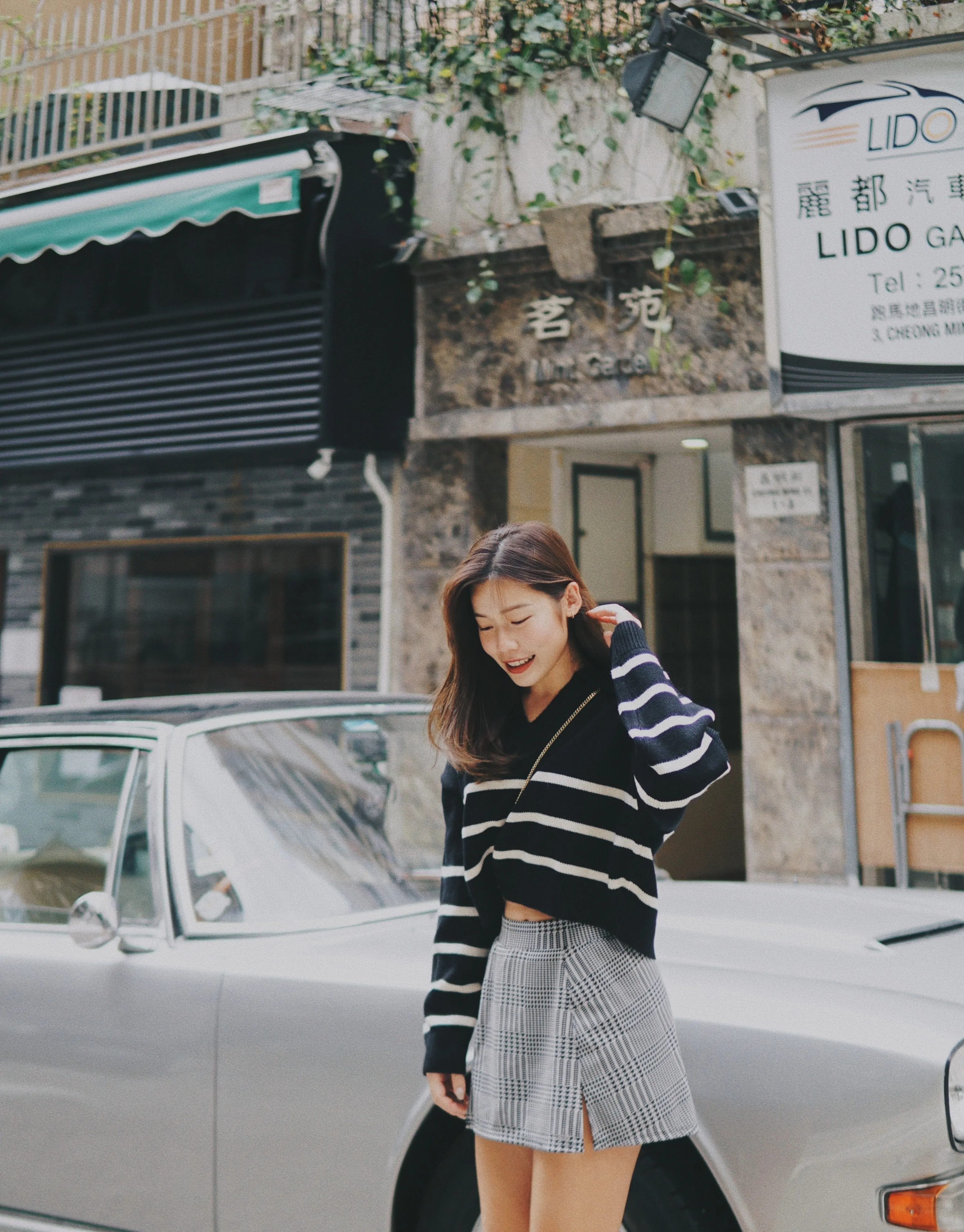 Striped Collared Sweater