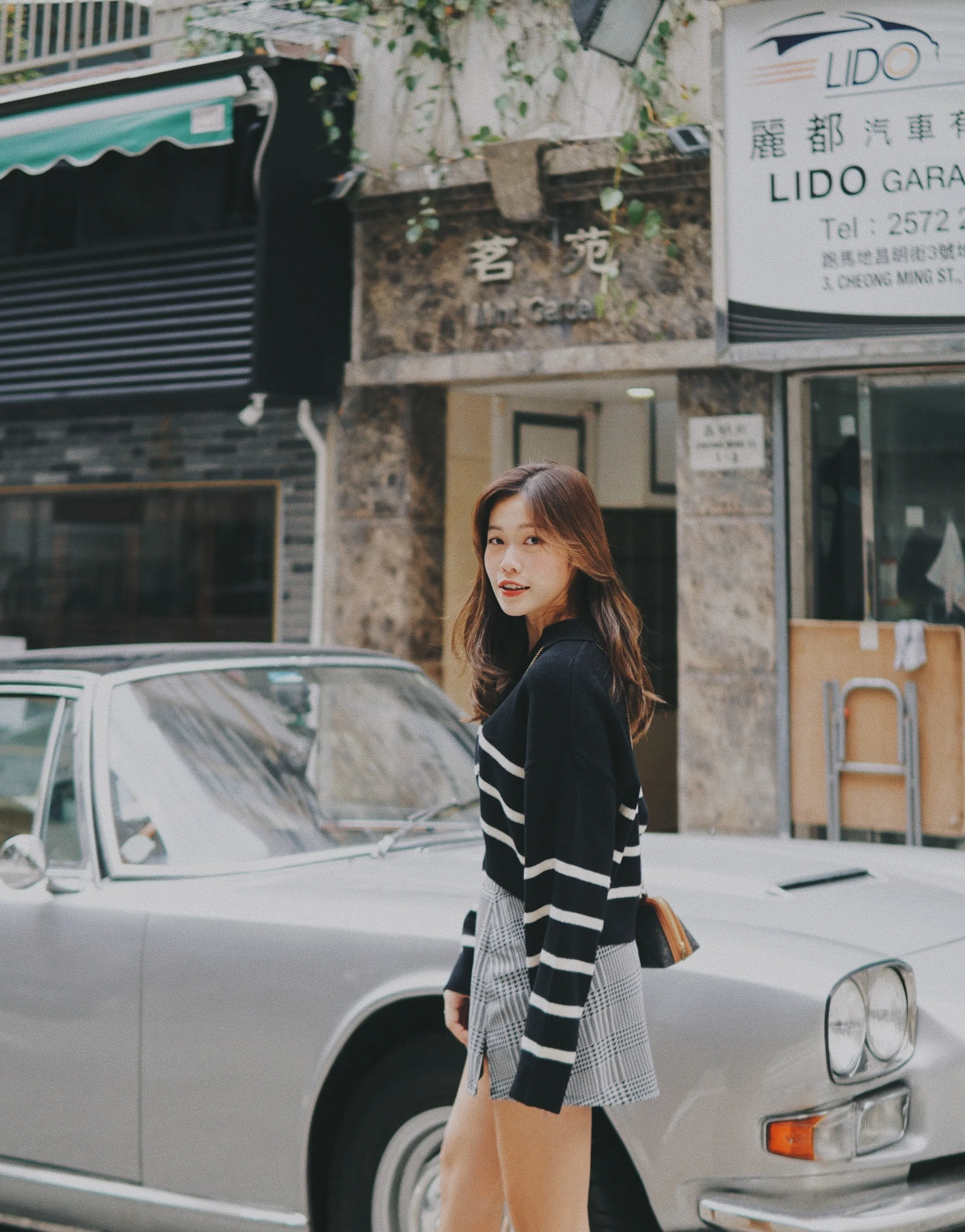 Striped Collared Sweater
