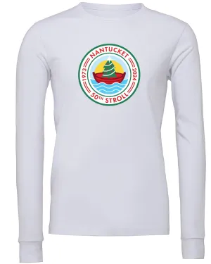 Stroll  White Long Sleeve Tee Shirt