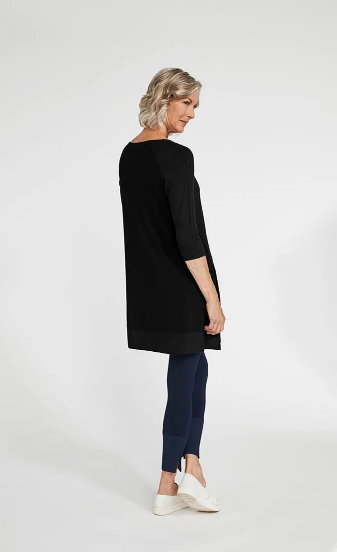 Sympli Motion Trim Raglan Tunic
