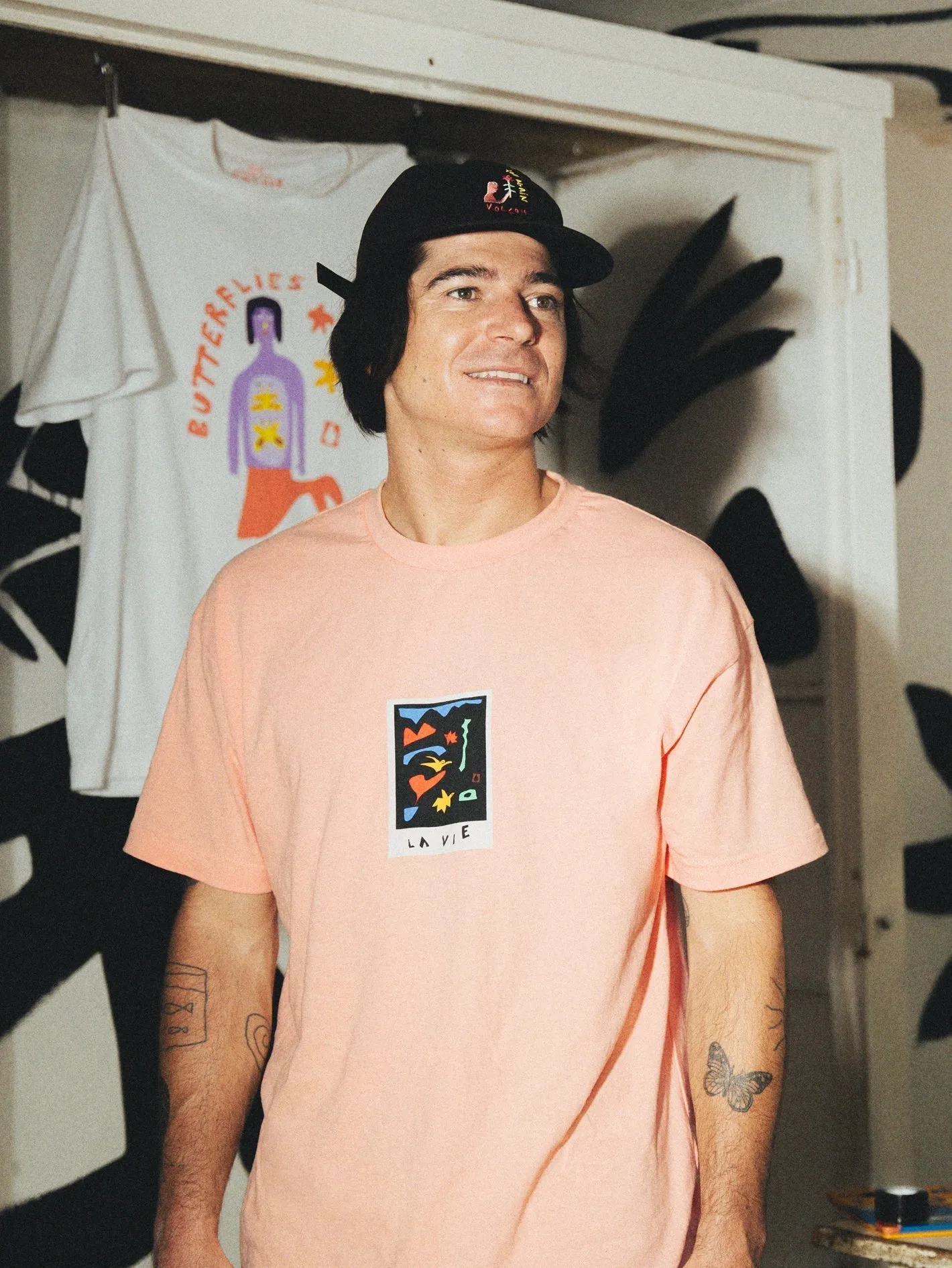 T-Shirt Arthur Longo 3 - SAUMON