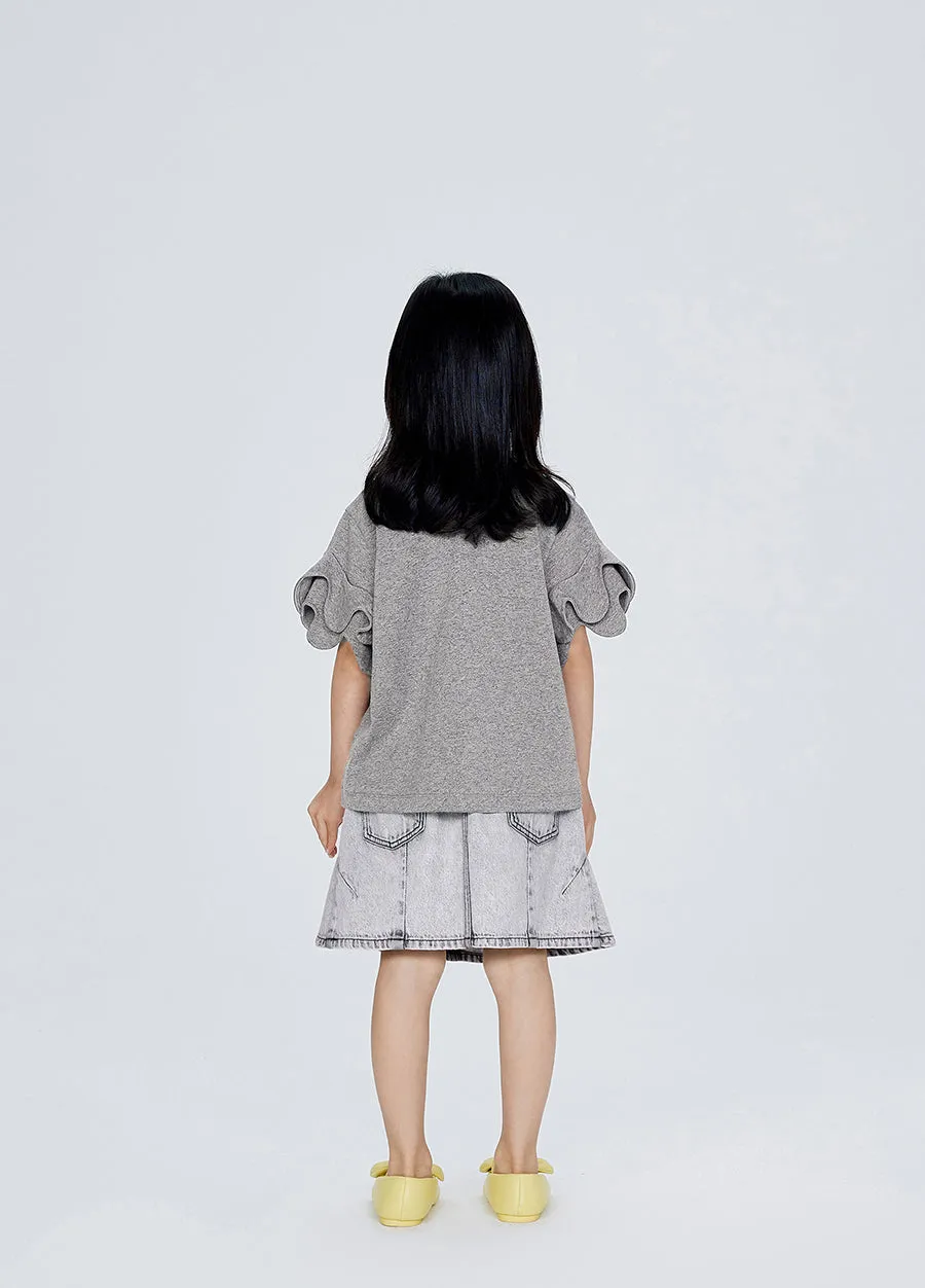 T-shirt / jnby by JNBY  Loose Fitting Short-sleeved T-shirt