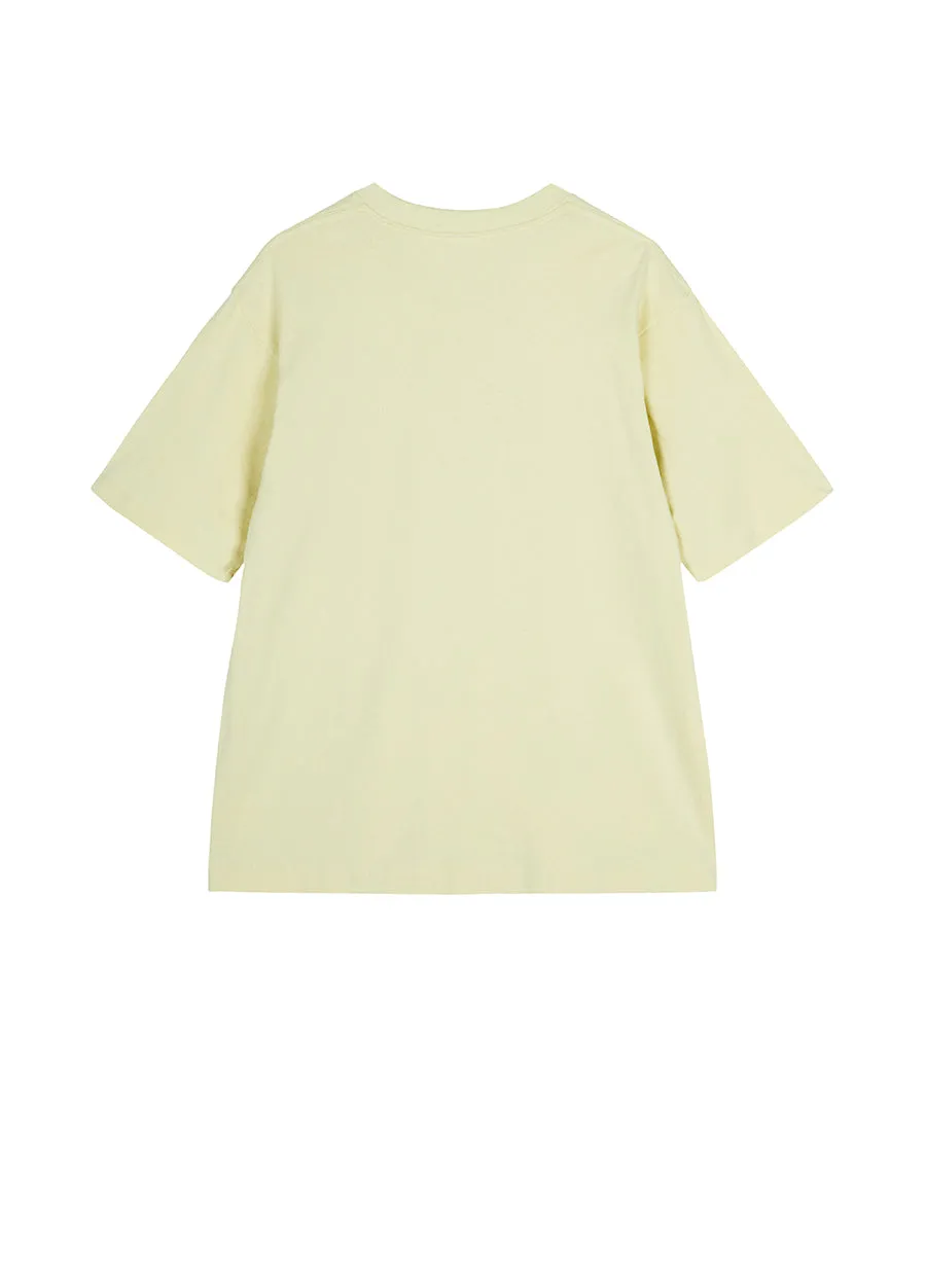 T-shirt / JNBY Relaxed Animal-print Cotton T-shirt