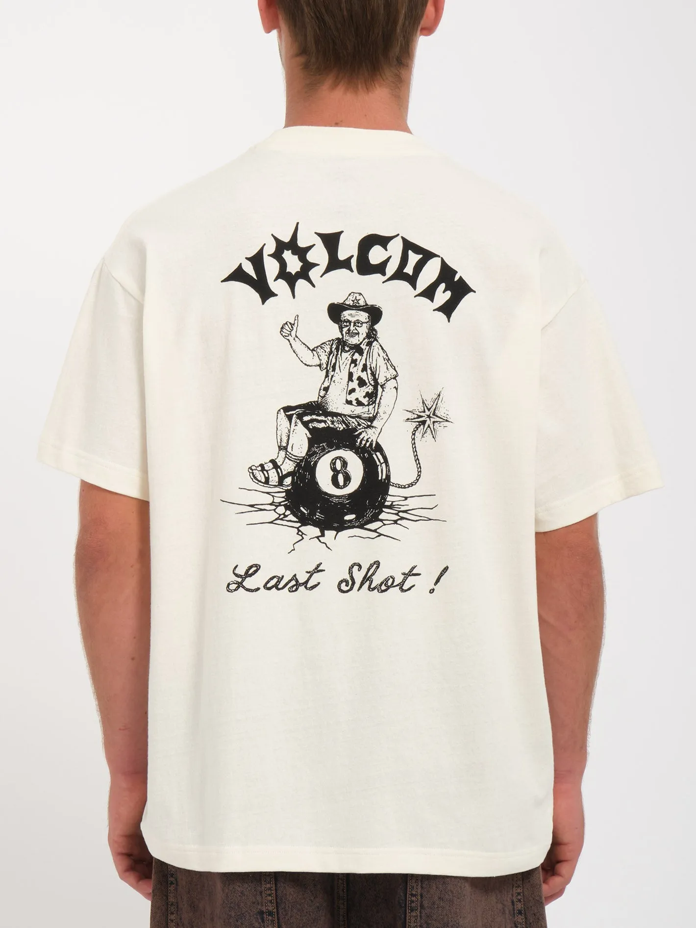 T-shirt Last Shot - DIRTY WHITE