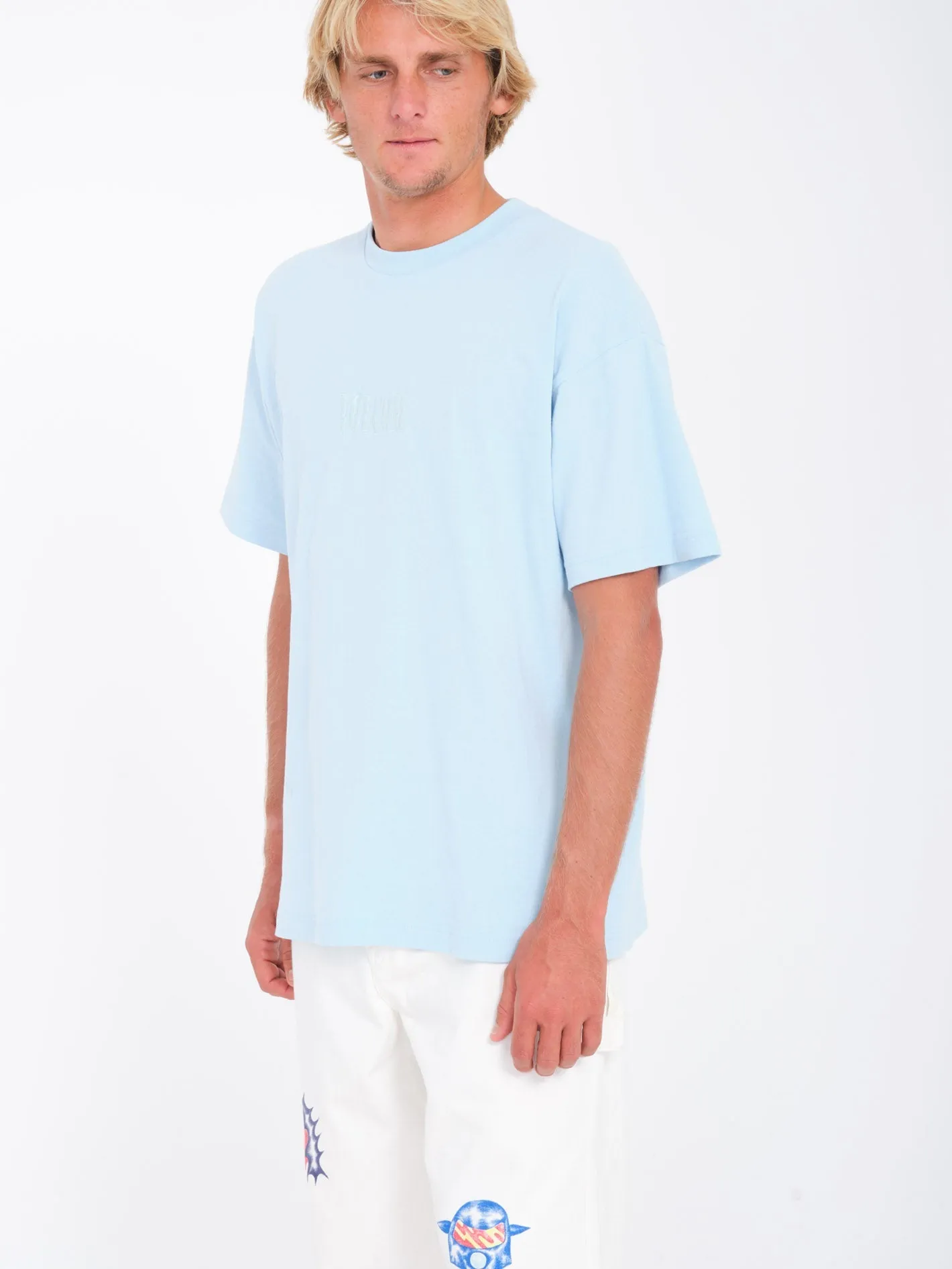 T-shirt Ripple Stone - MISTY BLUE