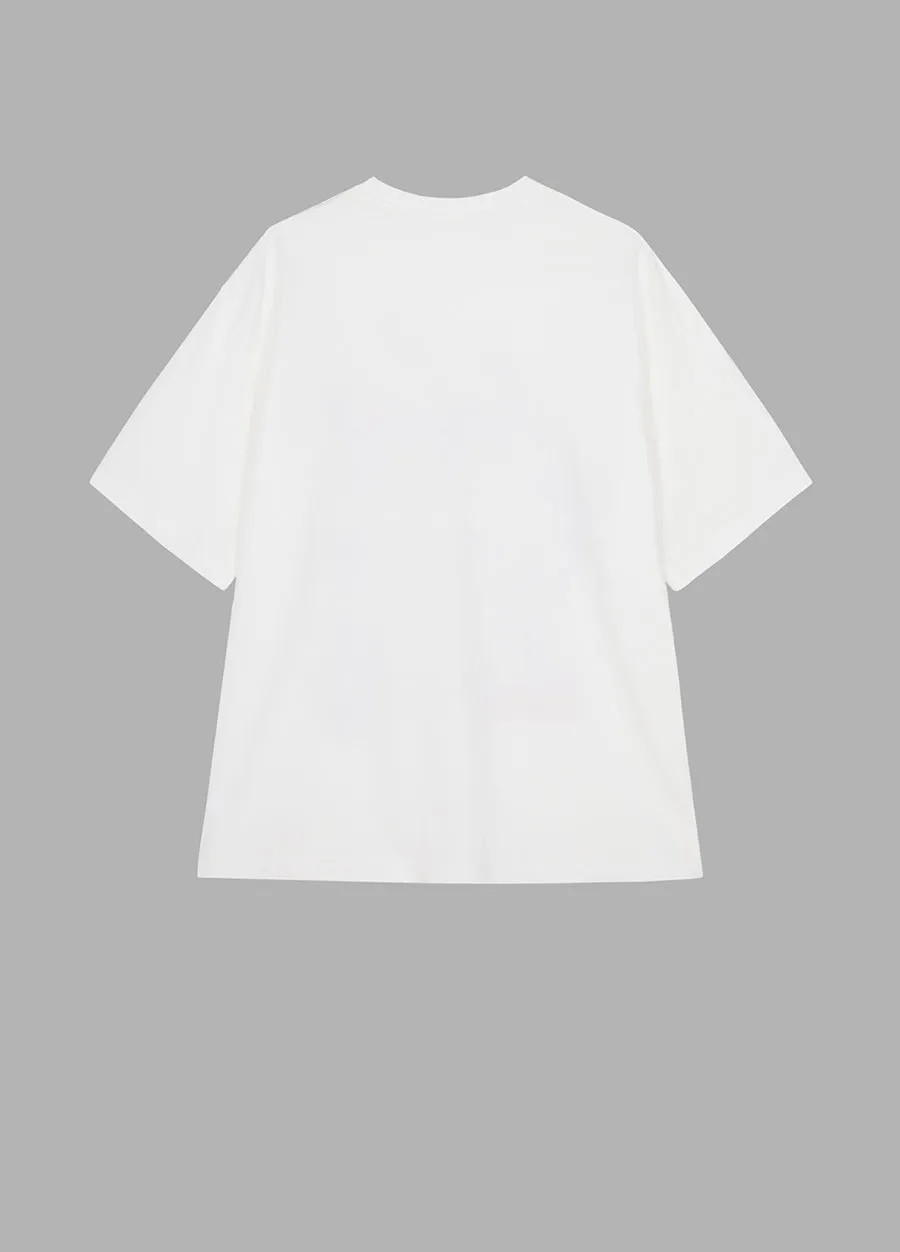 T-Shirt/JNBY Loose Fitting Micro Elastic Short-sleeved T-Shirt