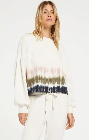 Tempest Stripe Tie Dye Top
