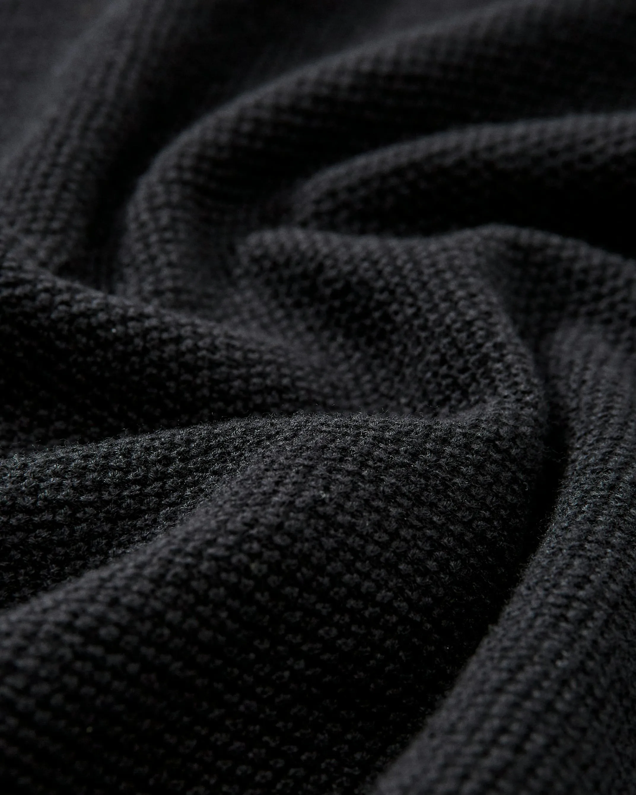 Textured Knit Short Sleeve Polo