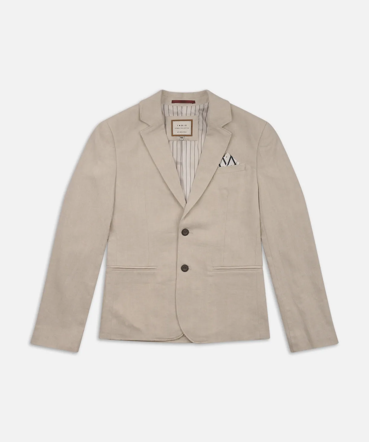 The Palermo Herringbone Blazer - OD Sand