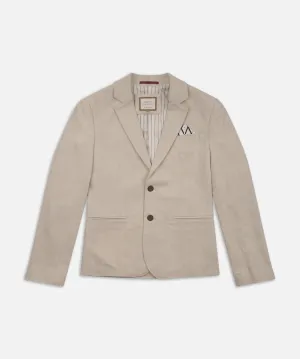 The Palermo Herringbone Blazer - OD Sand