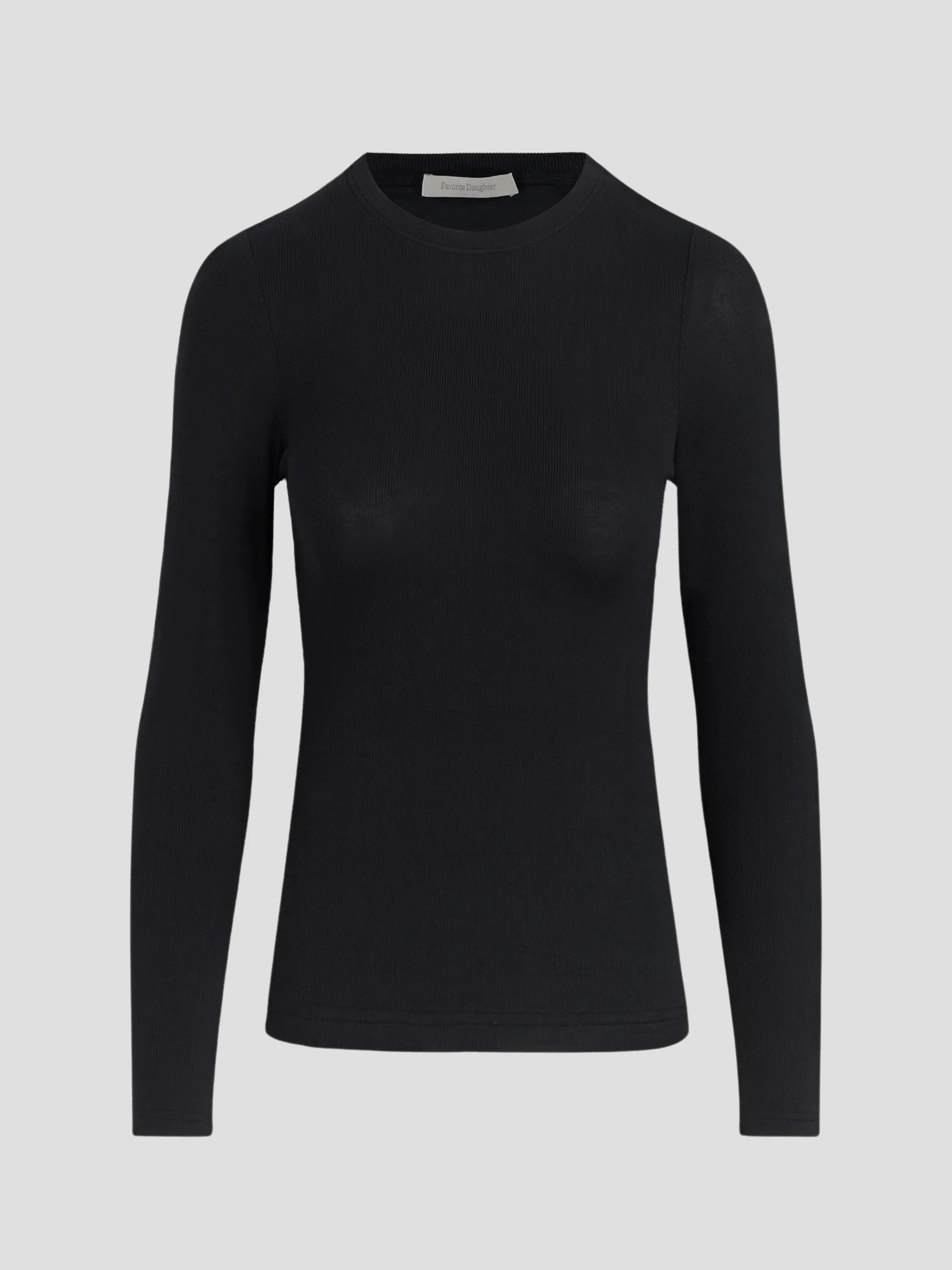 The Ribbed Long Sleeve in Black