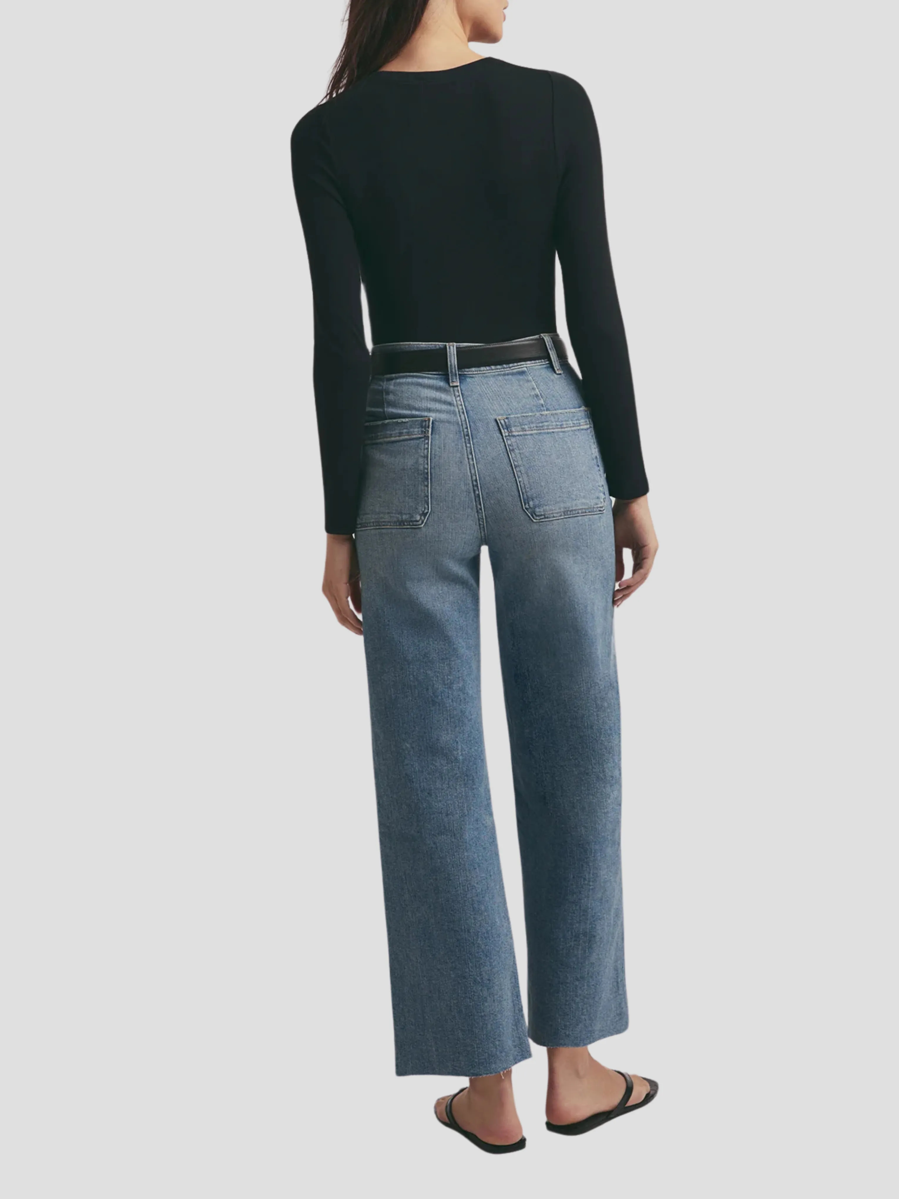 The Ribbed Long Sleeve in Black