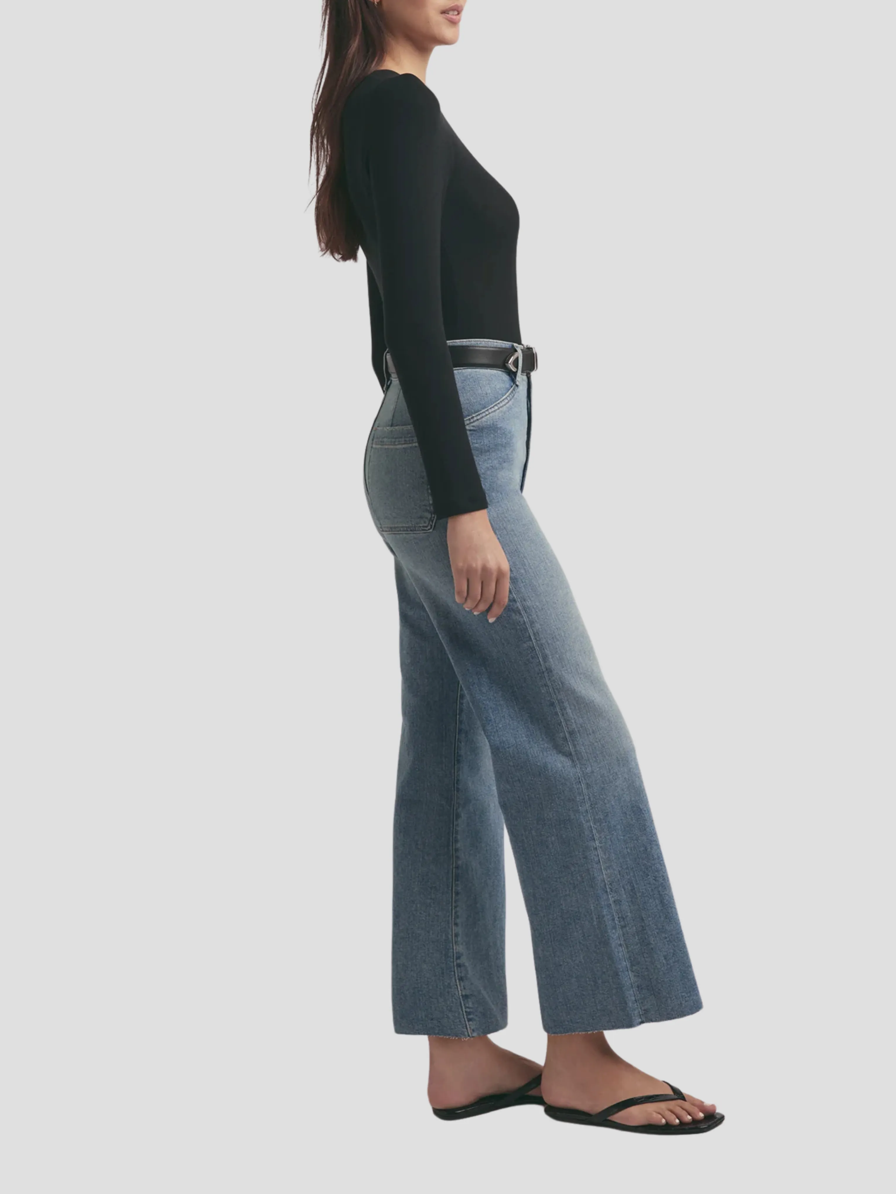 The Ribbed Long Sleeve in Black
