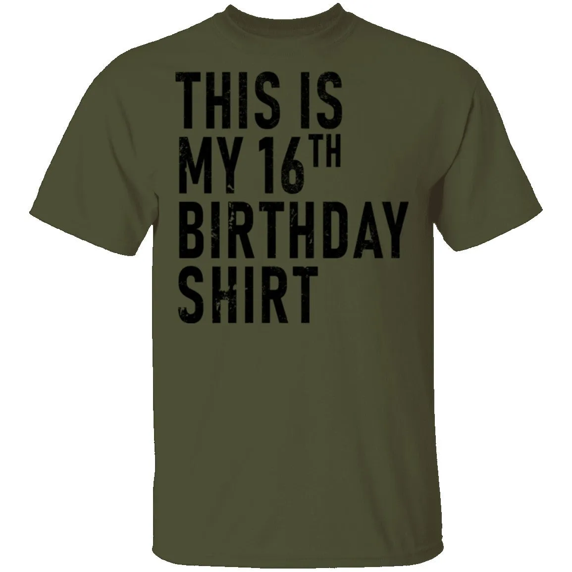 This Is My 16th Birthday Shirt T-Shirt