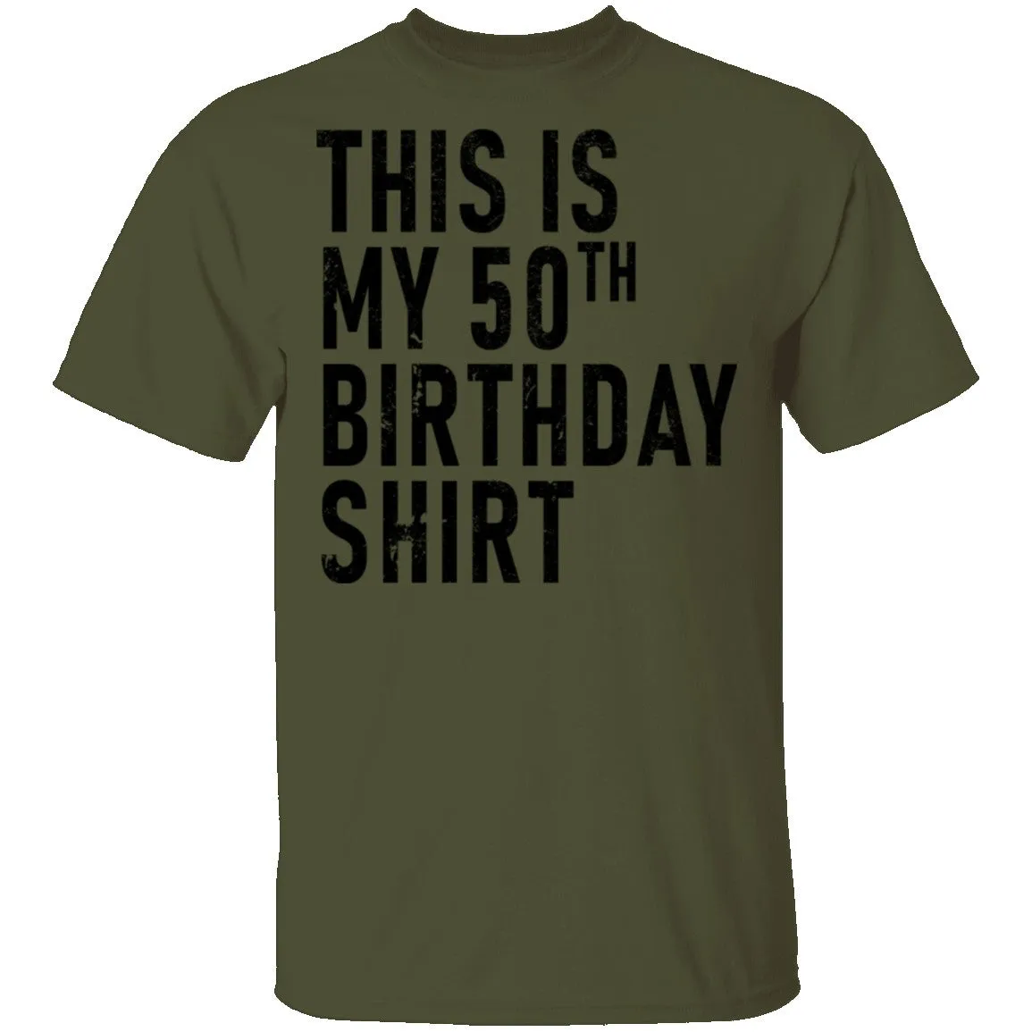 This Is My 50th Birthday Shirt T-Shirt
