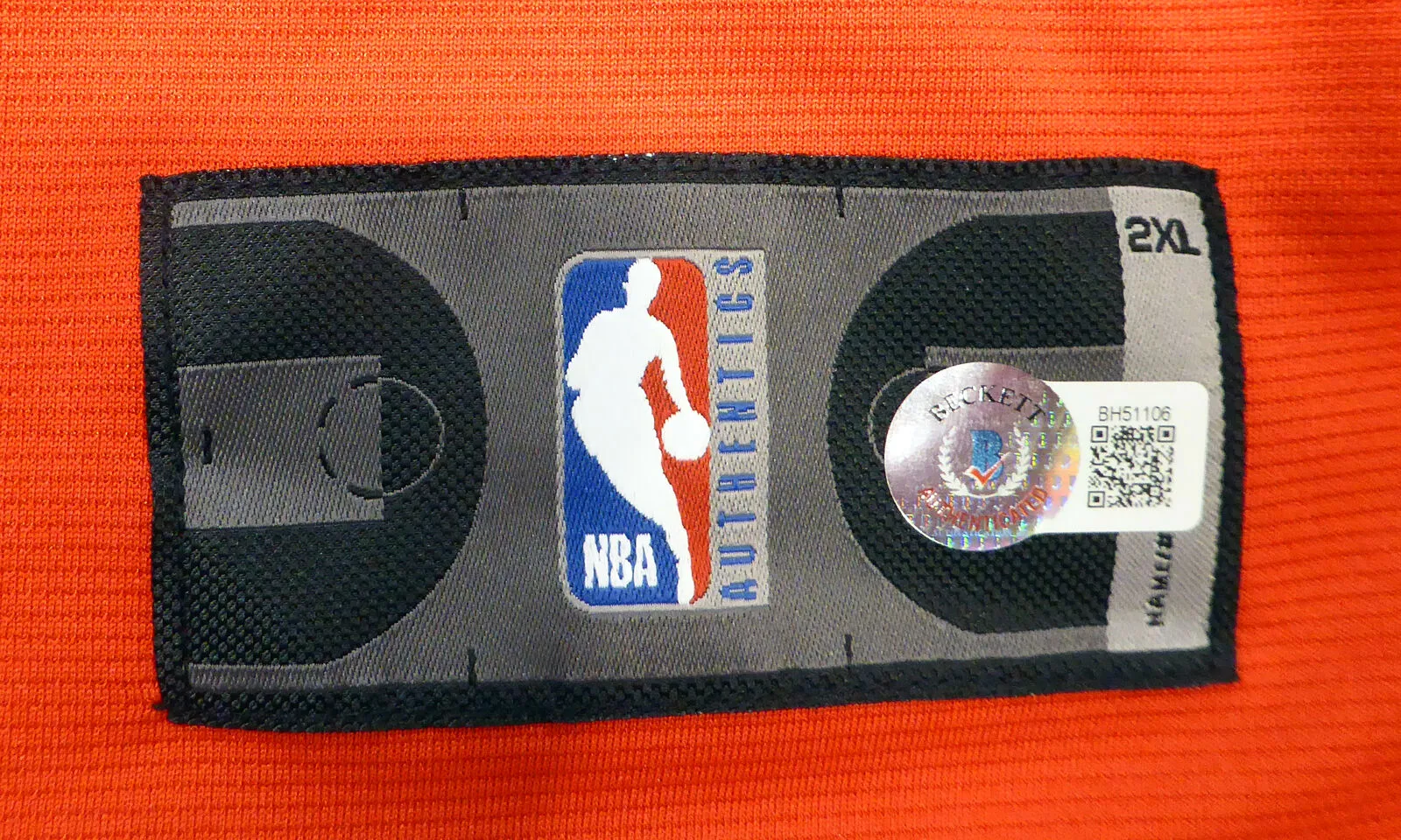 Trail Blazers Damian Lillard Autographed Fanatics Jersey Beckett QR #BH51106