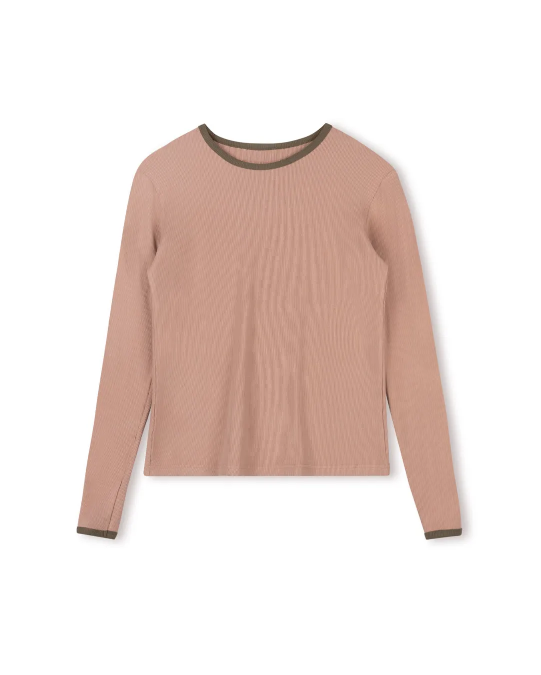Trimmed Ribbed Tee
