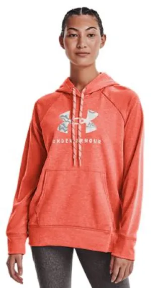 UA HOODIE WOMENS ORANGE LOOSE FIT SM