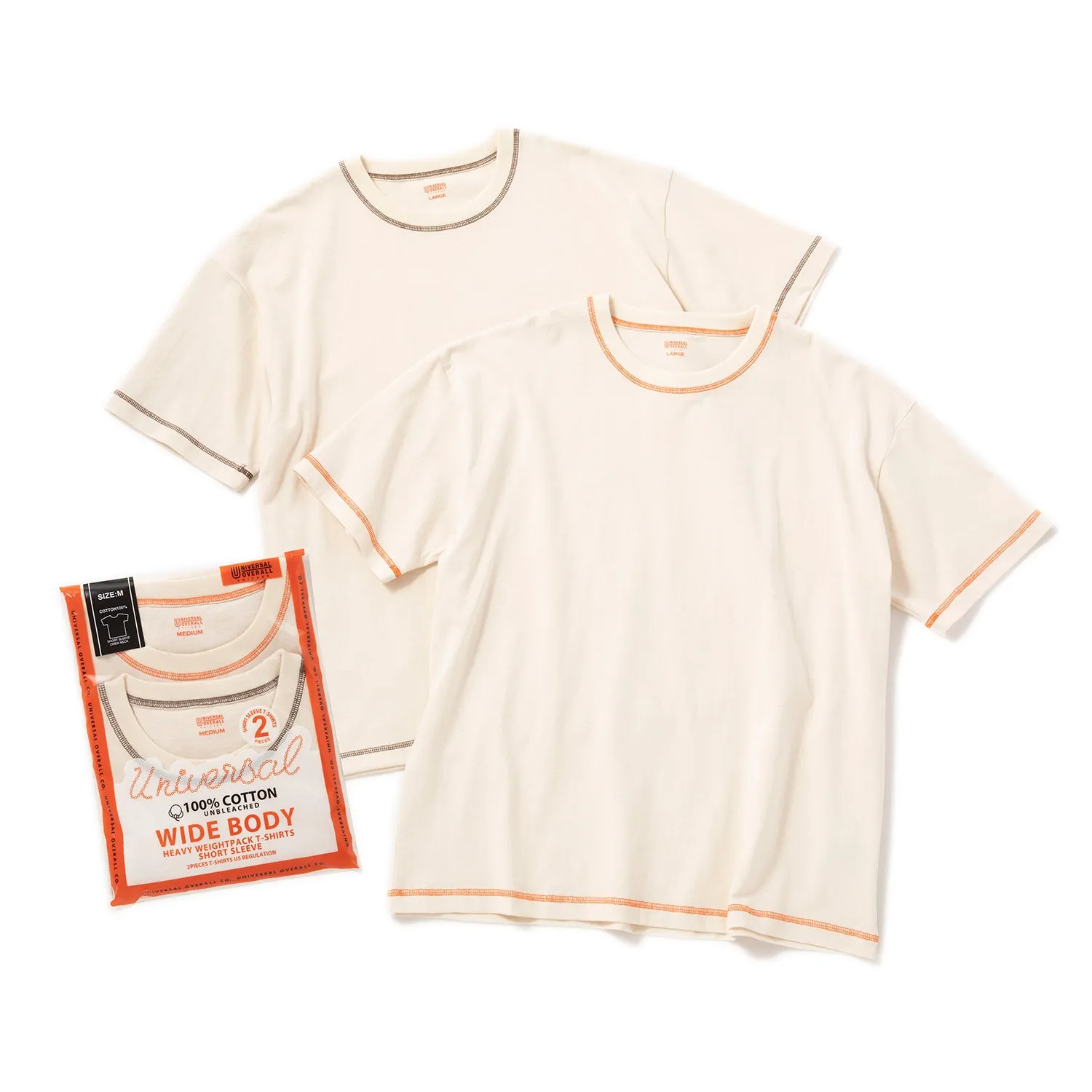 UNIVERSAL OVERALL | ユニバーサルオーバーオール　KINARI loose fit 2P PACK T