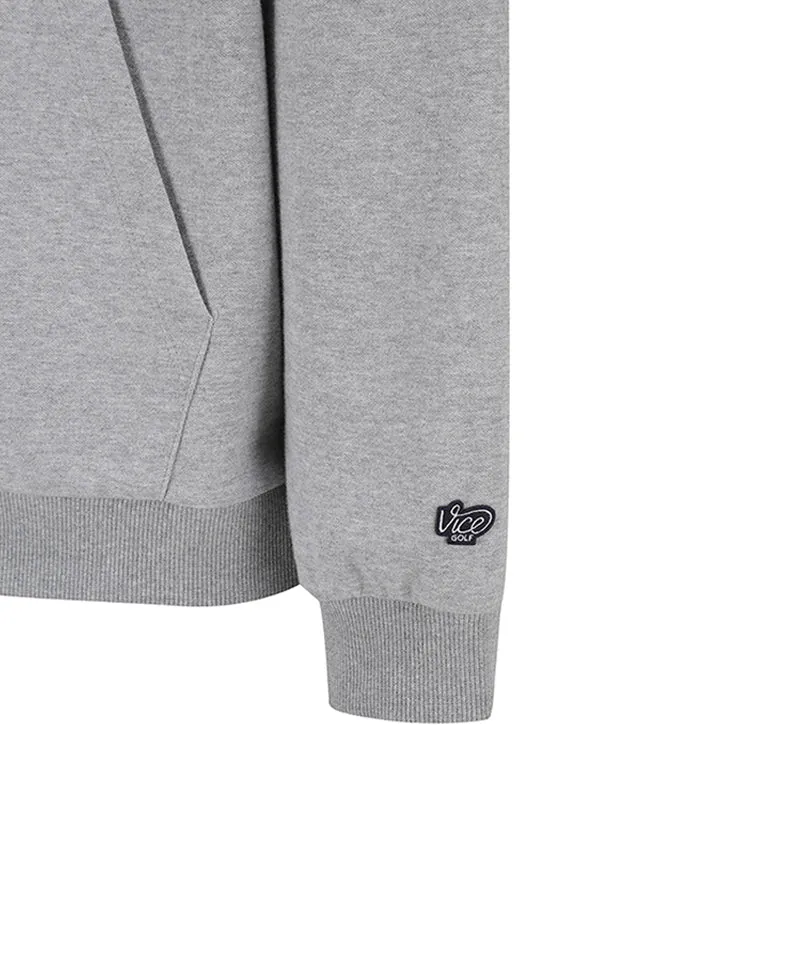 Vice Golf Atelier Unisex Vice Basic Hoodie - Melange Gray