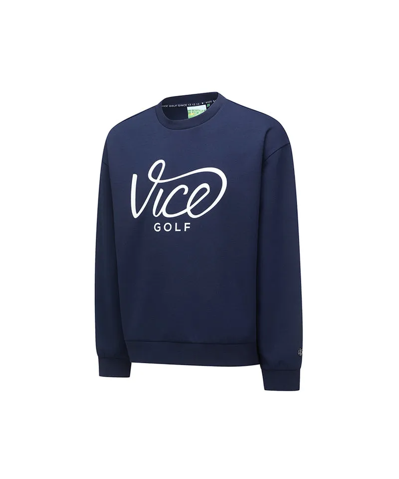 Vice Golf Atelier Unisex Vice Basic Sweat Shirt - Navy