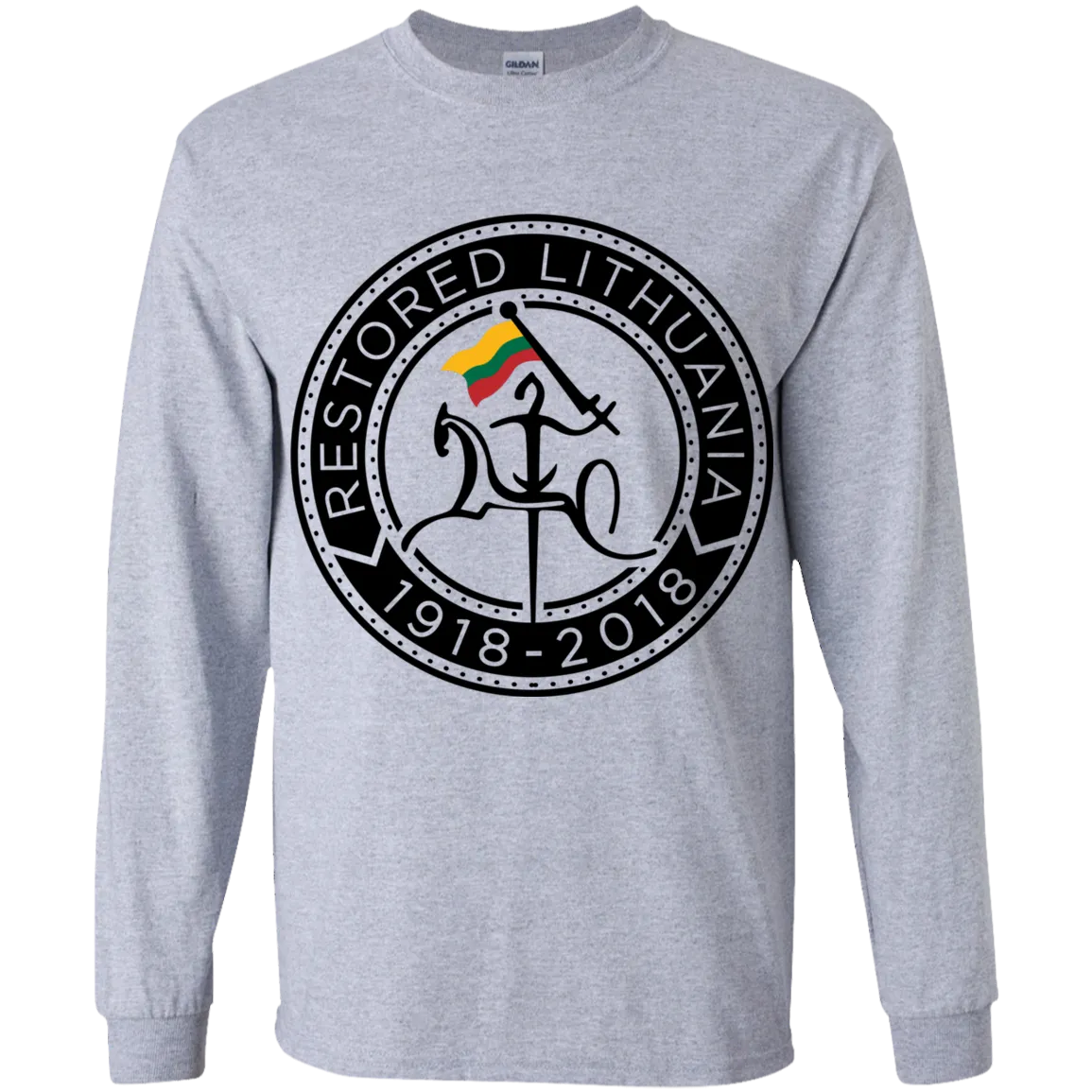 Vytis Restored - Boys Youth Classic Long Sleeve T-Shirt