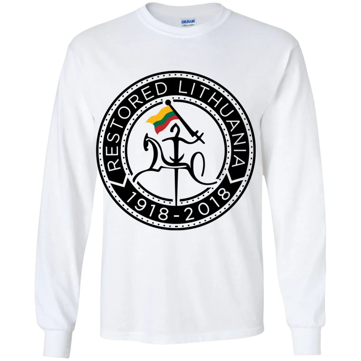 Vytis Restored - Boys Youth Classic Long Sleeve T-Shirt