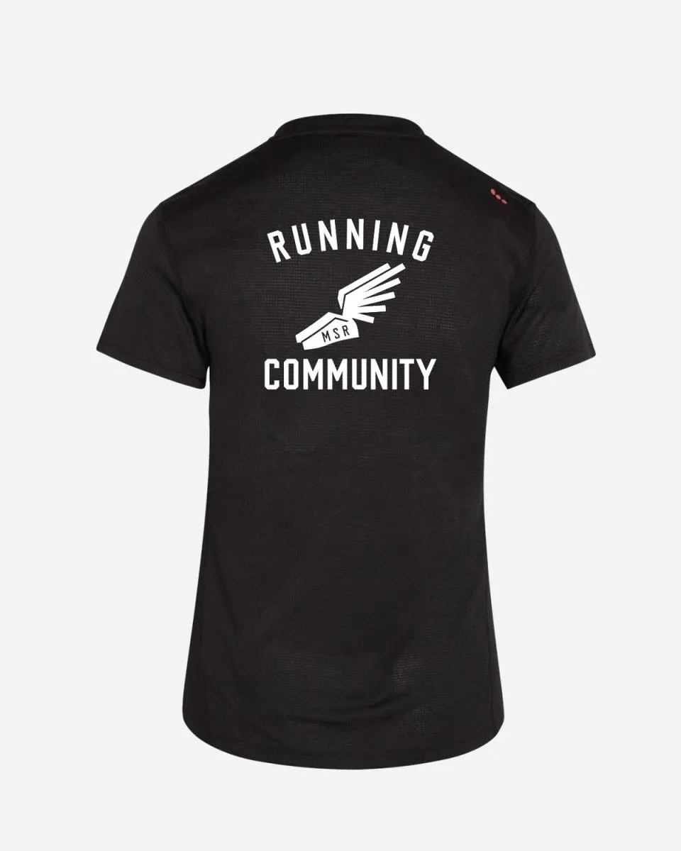 W Stopwatch Short Sleeve - Black