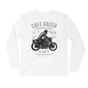 Watchill’n ‘Cafe Racer’ Premium Long Sleeve Fitted Crew (Grey)