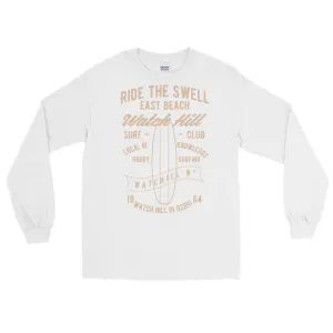 Watchill'n 'Ride the Swell' - Long-Sleeve T-Shirt (Khaki)