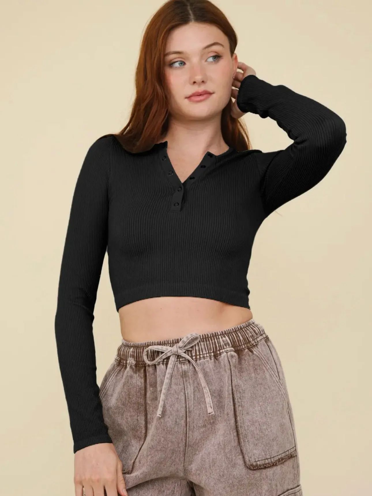 We Belong Together Top: Black