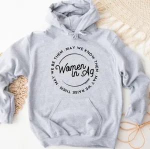 Women in Ag Circle Hoodie (S-3XL) Unisex - Multiple Colors!