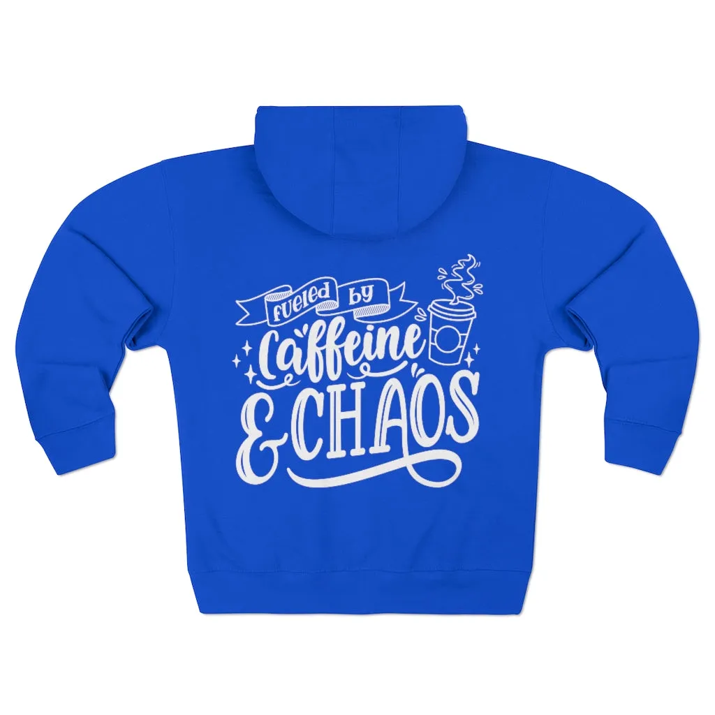 Women's Caffeine & Chaos Full Zip Hoodie