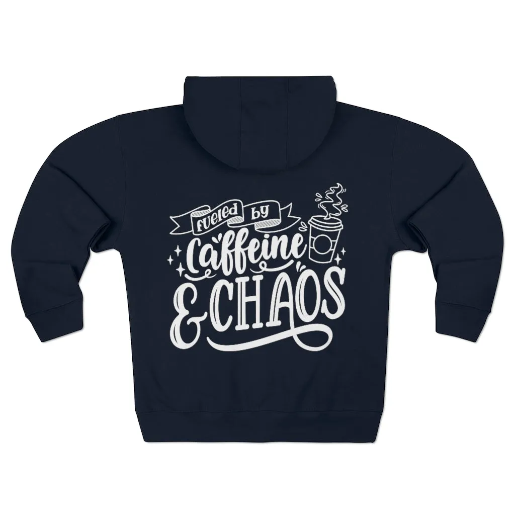 Women's Caffeine & Chaos Full Zip Hoodie