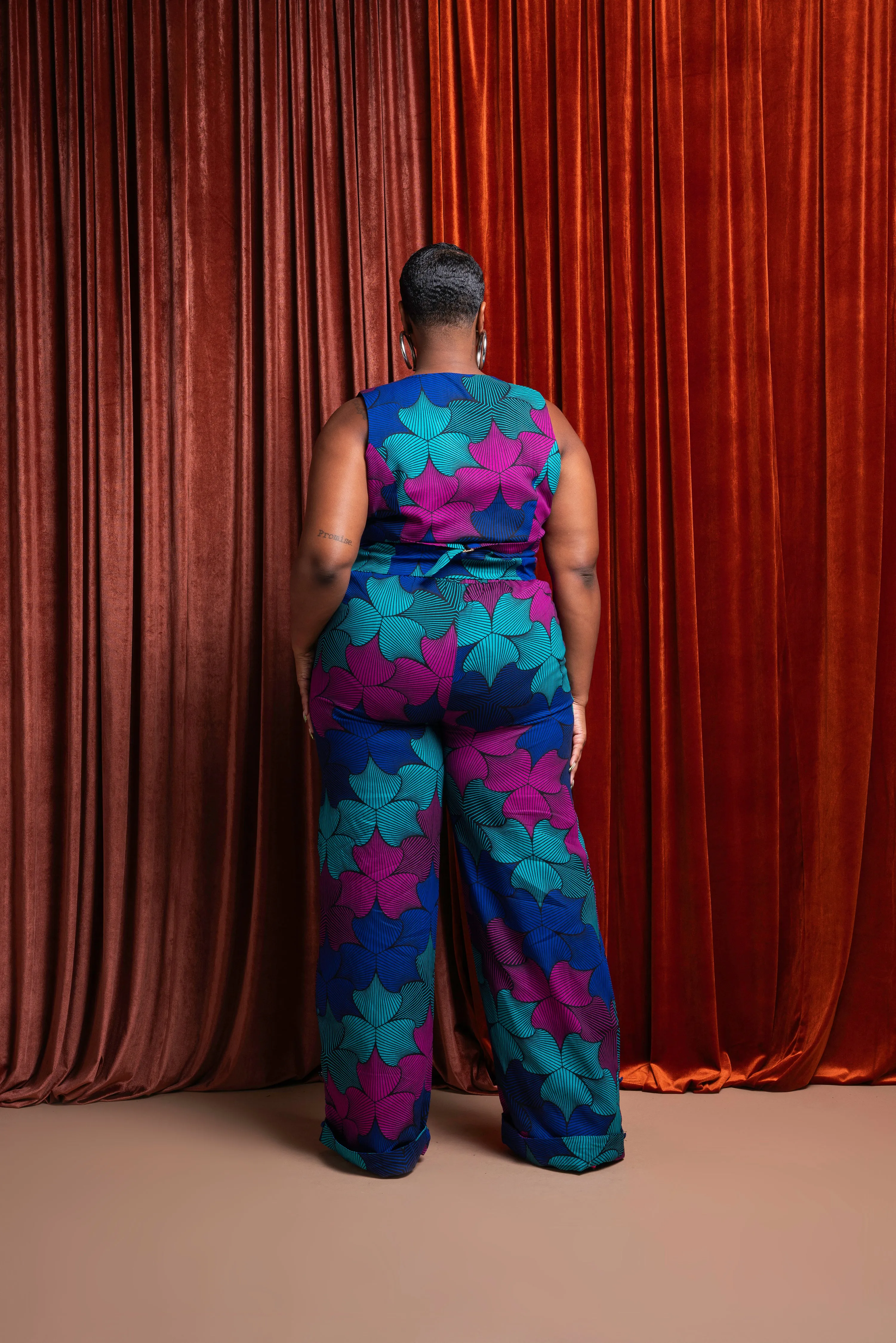 ZURI African print WAISTCOAT