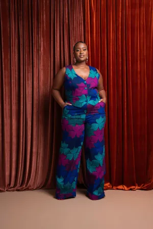 ZURI African print WAISTCOAT